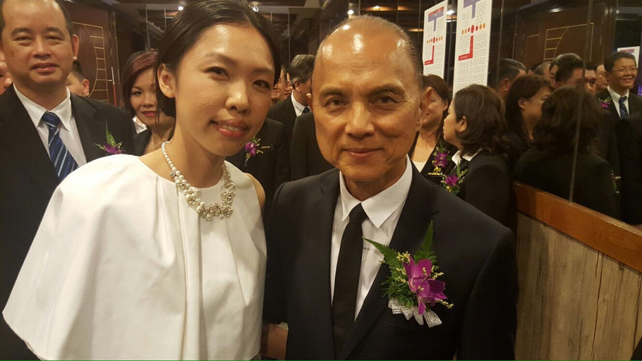Jimmy Choo and Rhea Tan